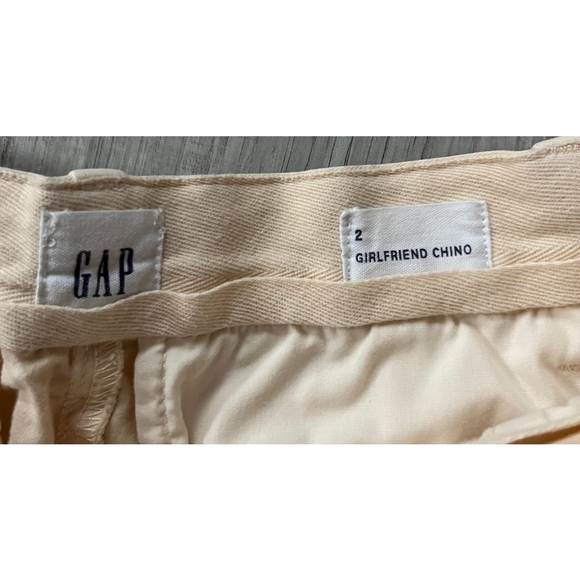 Gap girlfriend chino pants side stripe raw hem size 2 - Picture 11 of 11